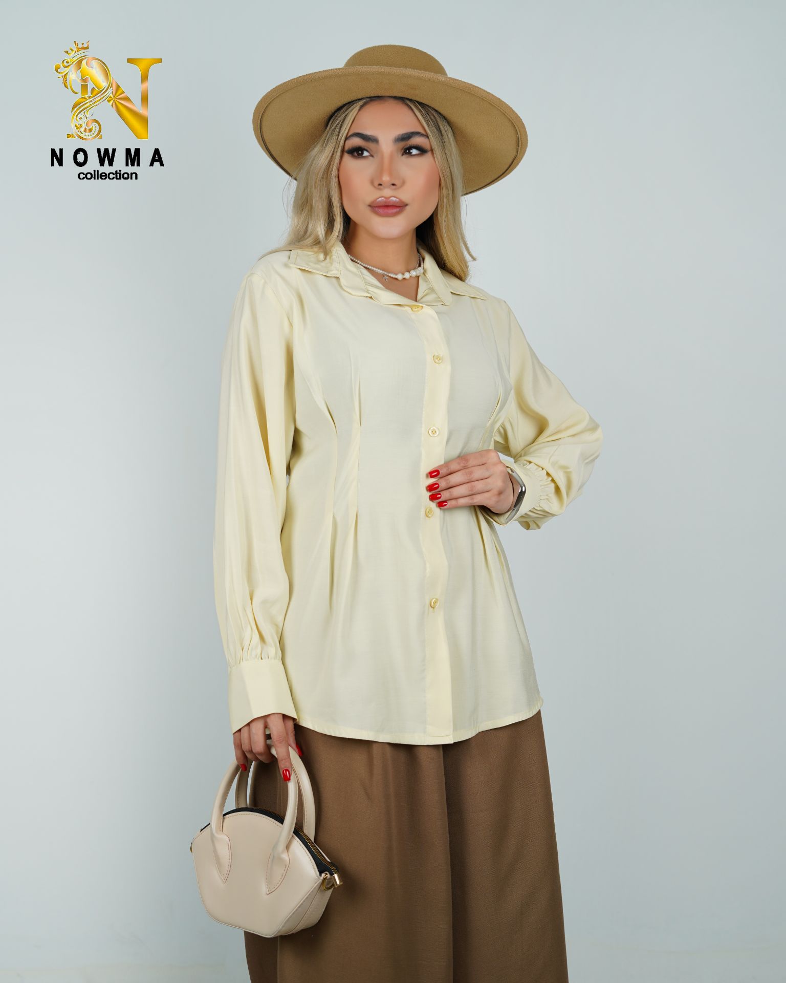 شومیز ساعت شنی پشت بندی